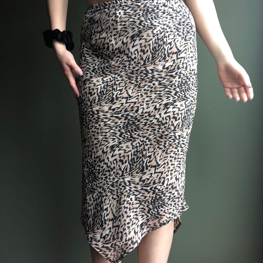 Leopard Print Skirt